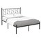 Metal Platform Bed Frame with Sturdy Slat Support, Full/Queen Size
